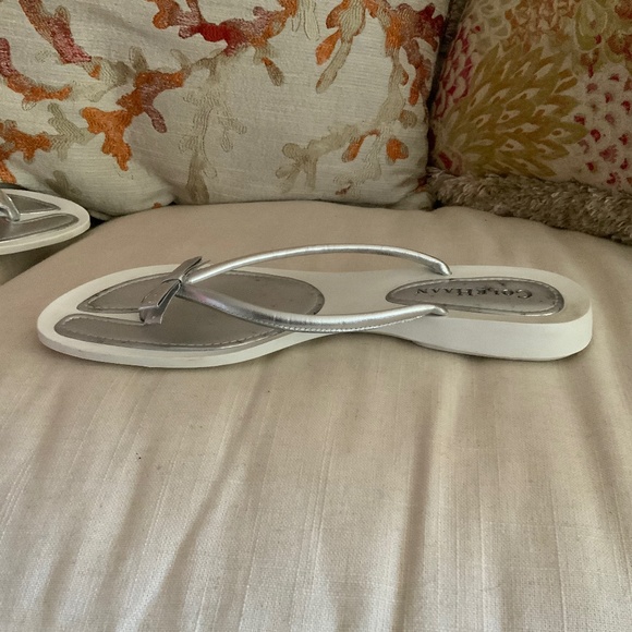 ColeHaan Silver/White “Bikini” Sandal Fun Feminine - Picture 7 of 13